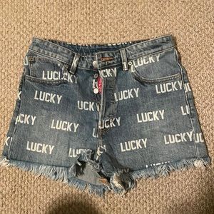 Lucky Brand Lucky Pins High Rise shorts
